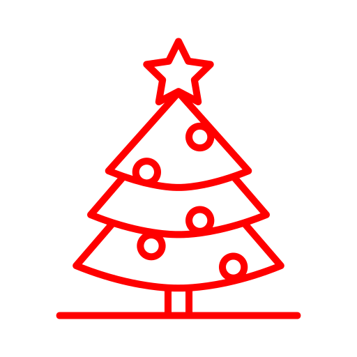 Christmas decoration icon