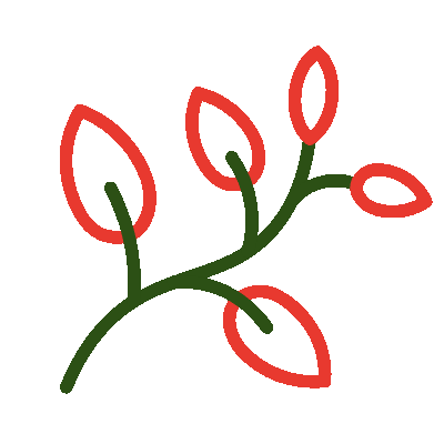 Christmas decoration icon